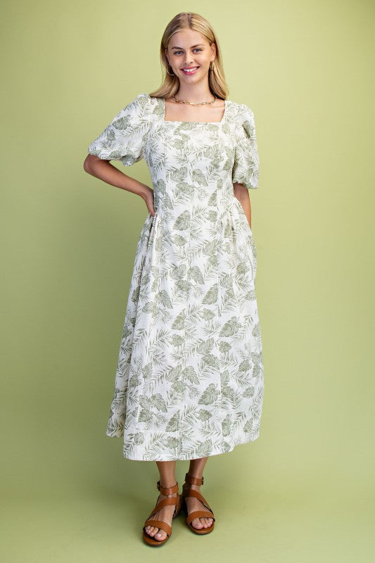 Dress pistacho