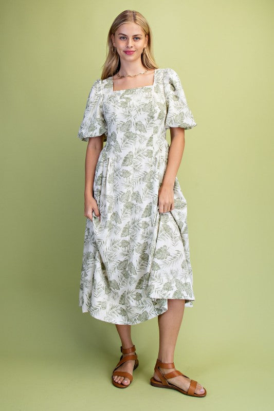 Dress pistacho