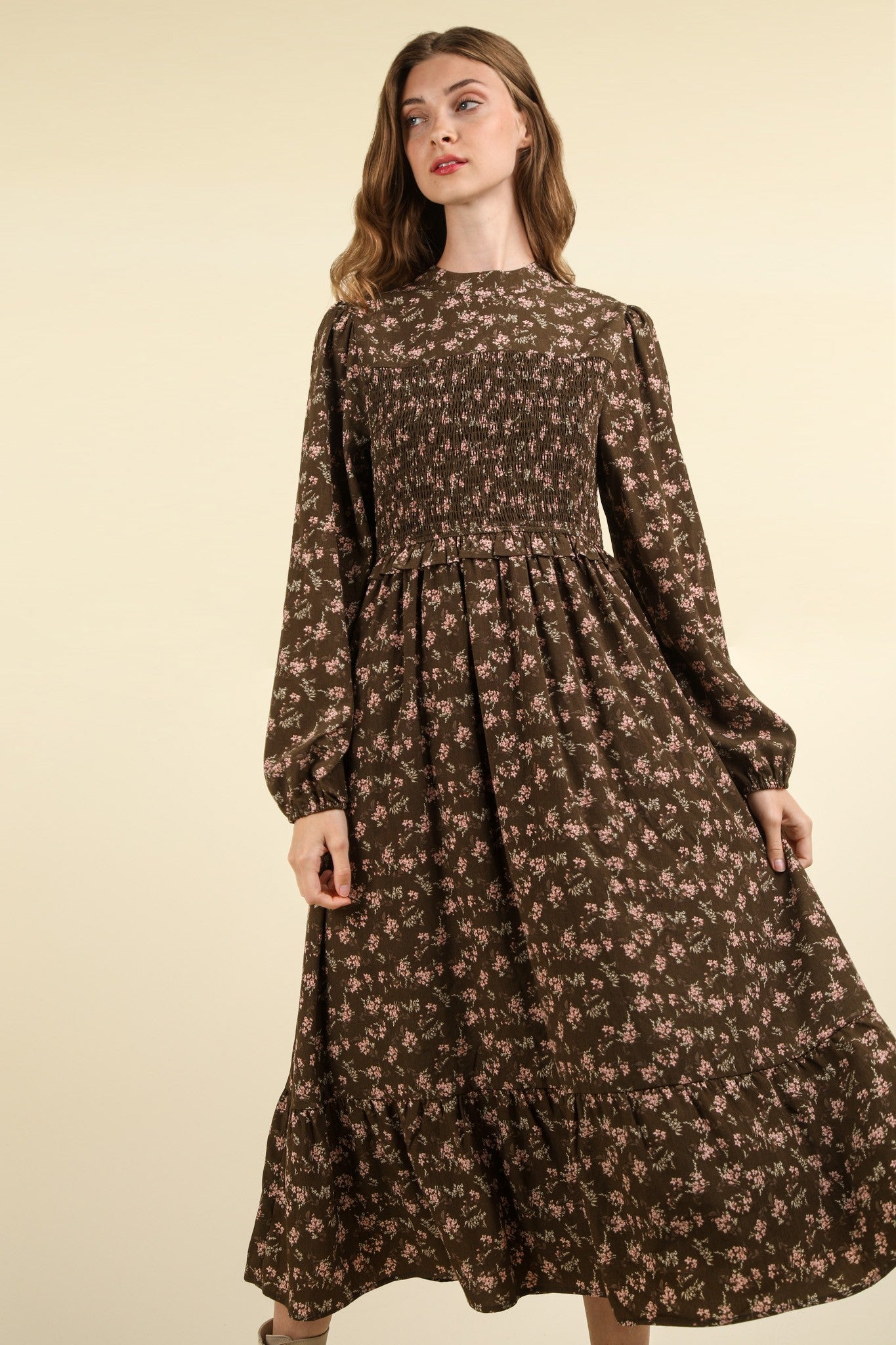 Dress olive